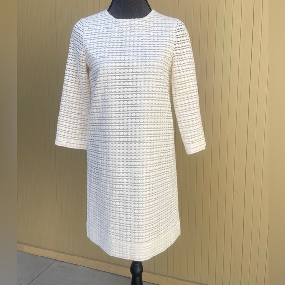 Kate Spade Ashby Cream Shift Dress Size 0 - Picture 1 of 8